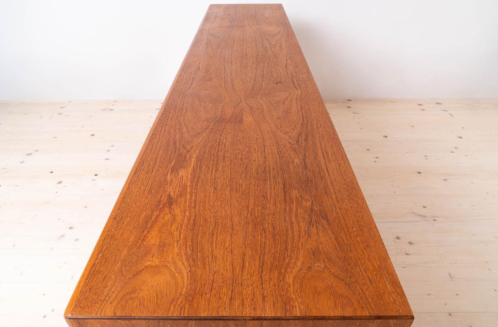 Brass Sven Andersen Sideboard in Teak, Scandinavian Modern, Mid Century Modern, 1950s For Sale