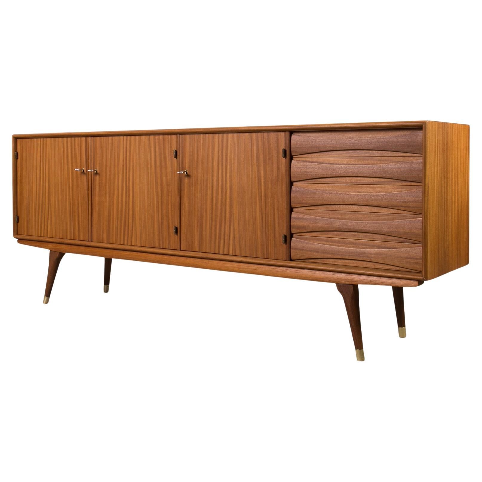 Sven Andersen Sideboard in Teak, Scandinavian Modern, Mid Century Modern, 1950s For Sale