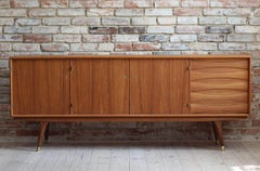 Enfilade Sven Andersen en teck, moderne scandinave, mi-siècle moderne