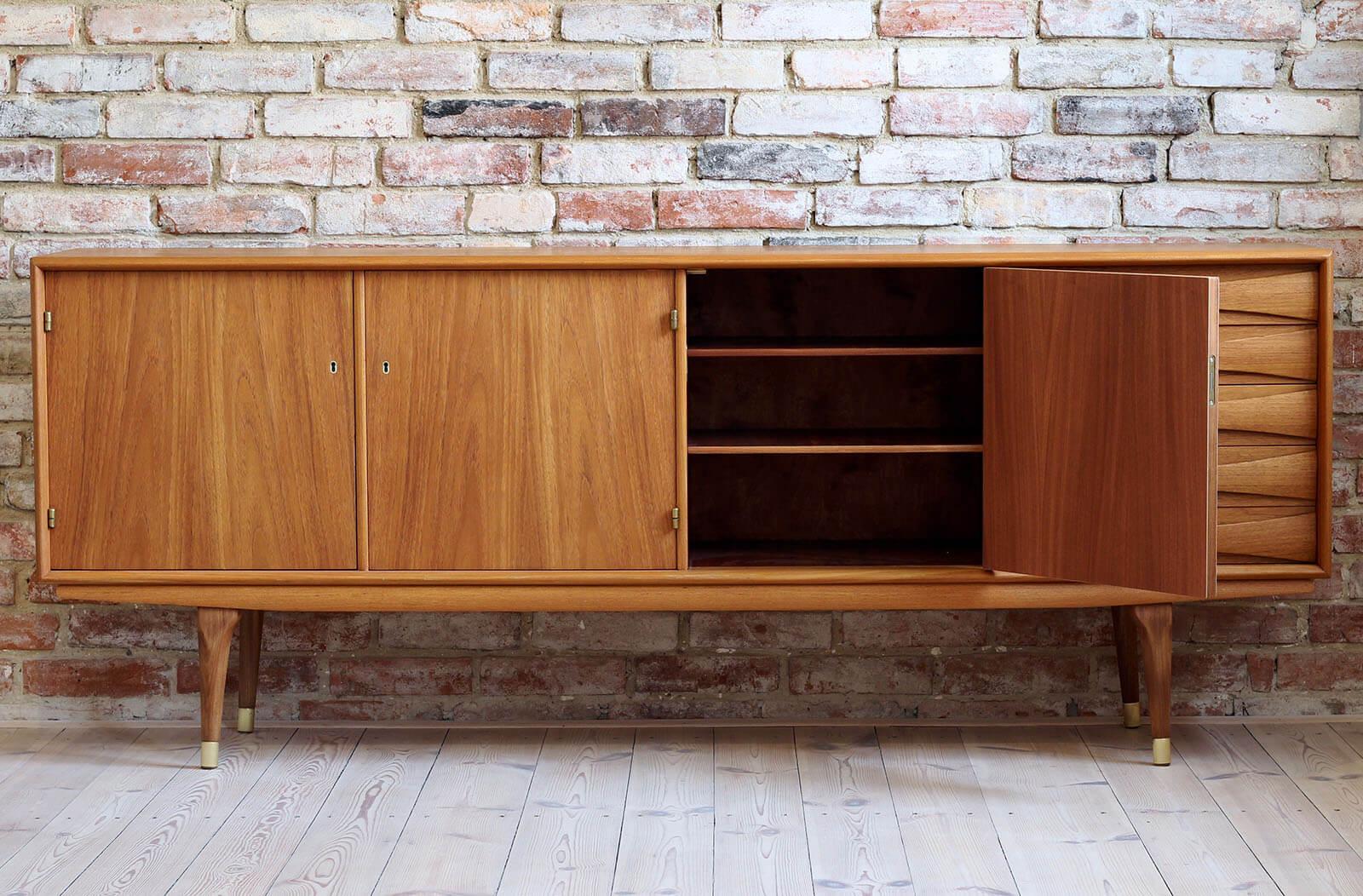 Norwegian Sven Andersen Sideboard in Teak, Scandinavian Modern, Mid-Century Modern