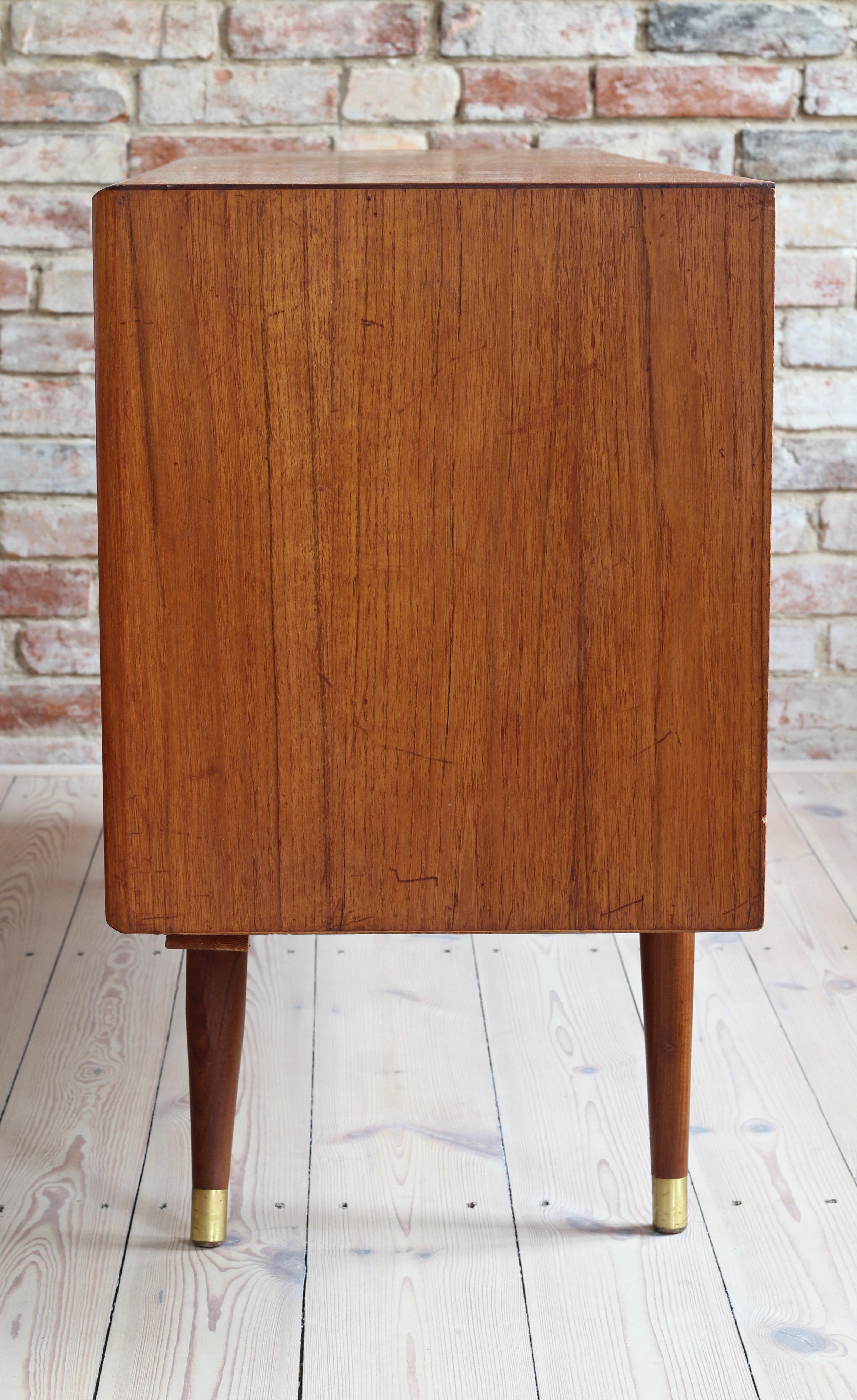 Sven Andersen Sideboard in Teak, Scandinavian Modern, Mid-Century Modern In Good Condition In Wrocław, Poland