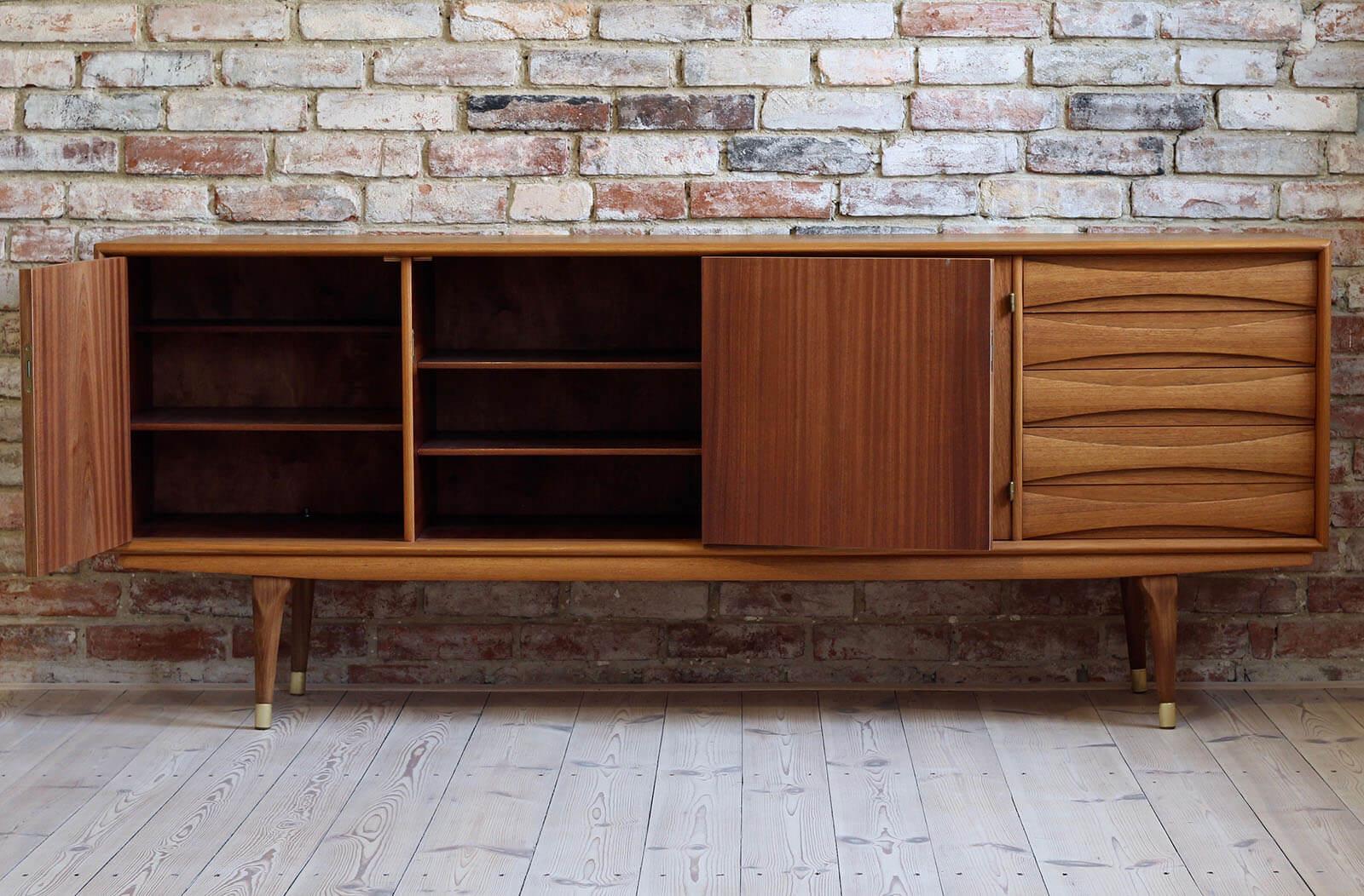 Sven Andersen Sideboard in Teak, Scandinavian Modern, Mid-Century Modern In Good Condition In Wrocław, Poland