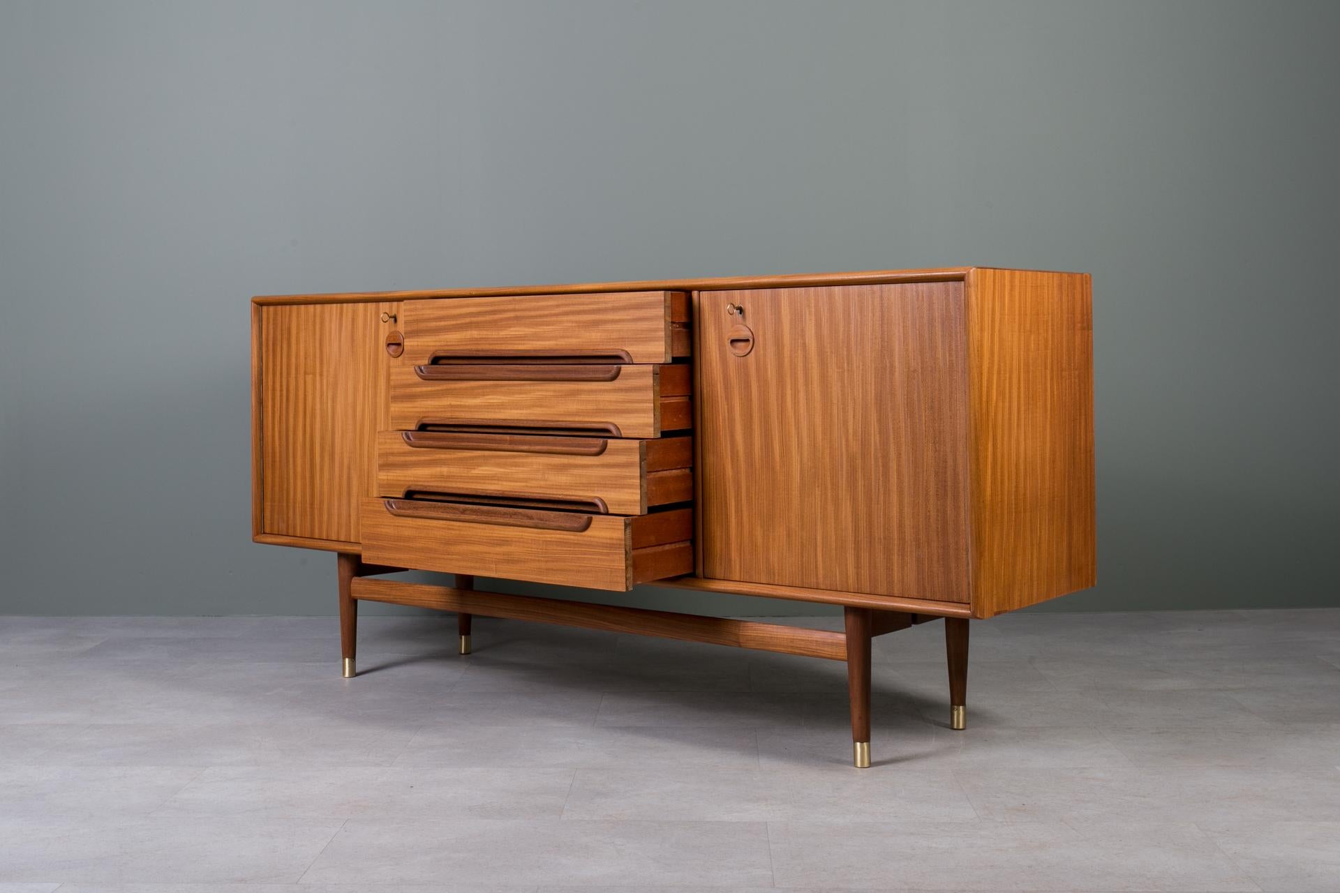 Mid-Century Modern Sven Andersen Teak Sideboard, Timeless Scandinavian & MidCentury Modern Design For Sale