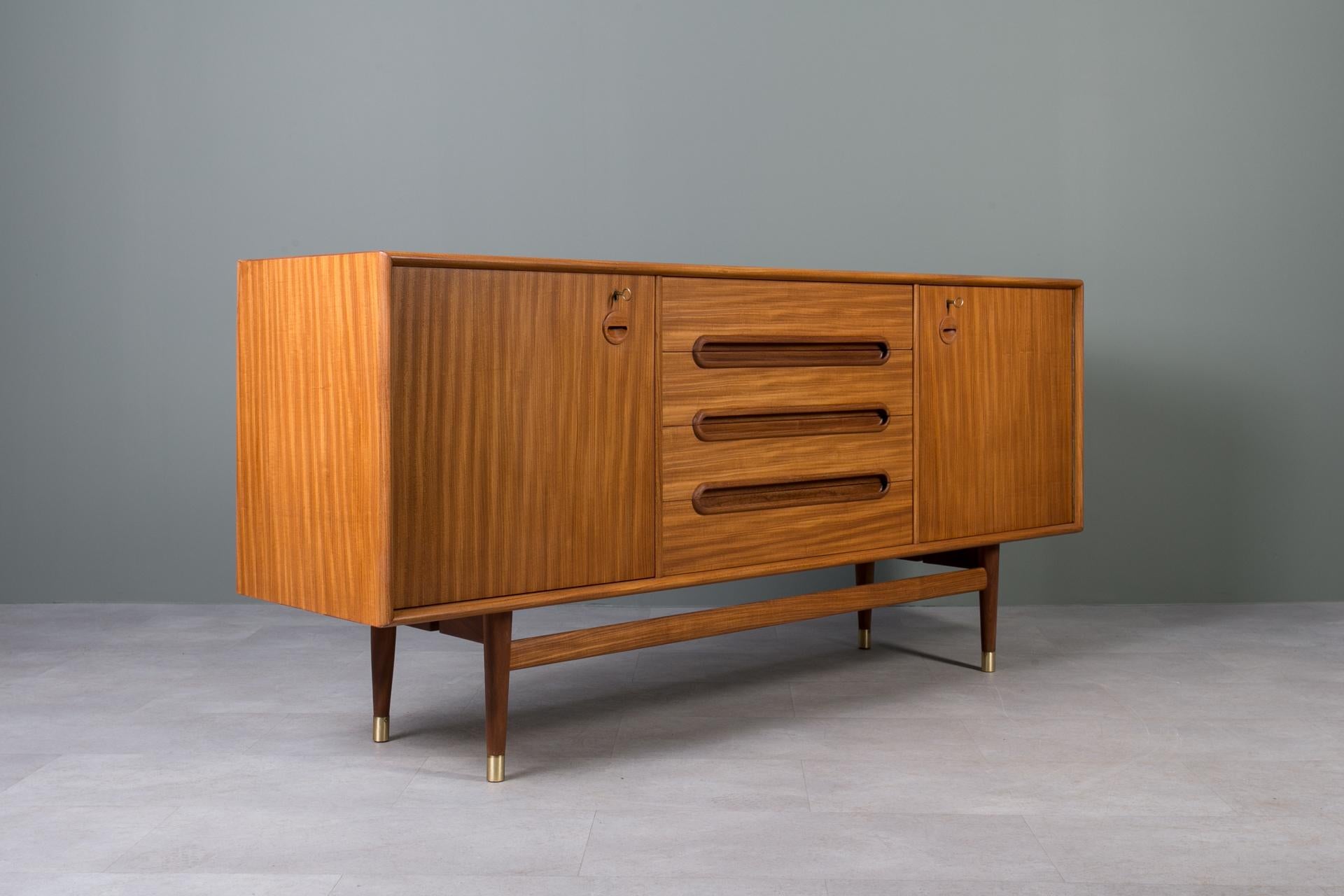 Norwegian Sven Andersen Teak Sideboard, Timeless Scandinavian & MidCentury Modern Design For Sale