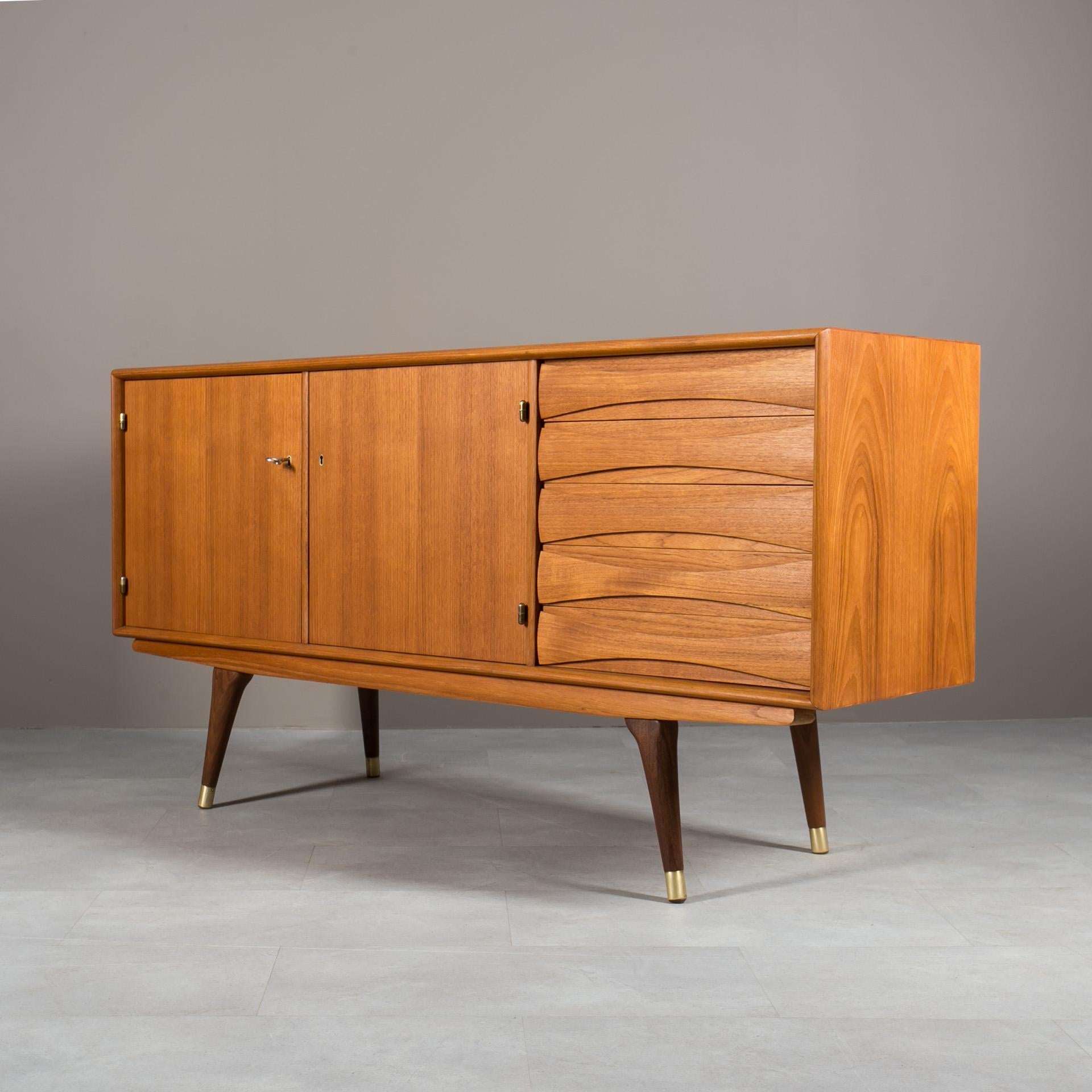 Mid-Century Modern Sven Andersen Teak Sideboard, Timeless Scandinavian & MidCentury Modern Elegance