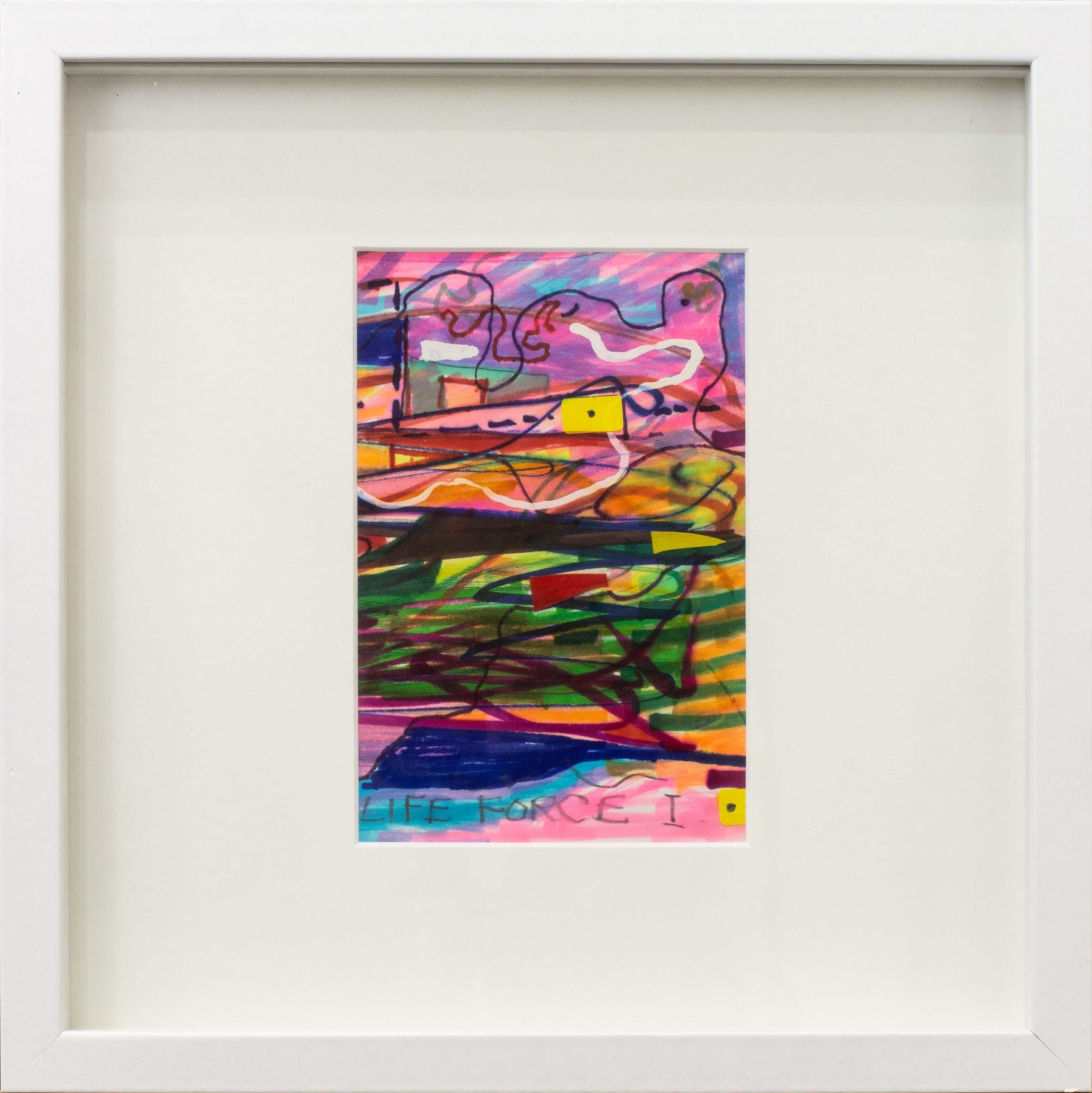 Sven Berlin (Brite, 1911 - 1999)
Lebenskraft 1
Gemischte Medien
Beschriftet mit Titel (unterer Rand)
5,1/2 x 3,5/8 Zoll (14 x 9,3 cm.)

Sven Berlin, geboren am 14. September 1911 in Sydenham, London, war ein englischer Maler, Zeichner und