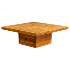 Sven & Christer Larsson Attribution, Coffee Table, Pine, Sweden, 1970s