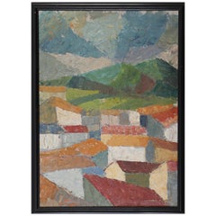 Vintage Sven E. Johansson, Oil Painting, Sweden, 1930