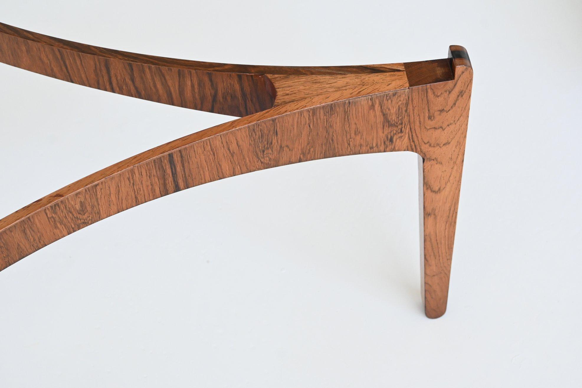 Sven Ellekaer coffee table #104 in rosewood Chirstian Linneberg Denmark 1962 12