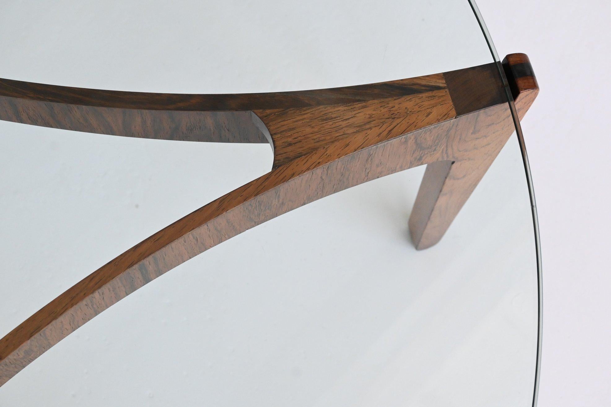 Sven Ellekaer coffee table #104 in rosewood Chirstian Linneberg Denmark 1962 In Good Condition In Etten-Leur, NL