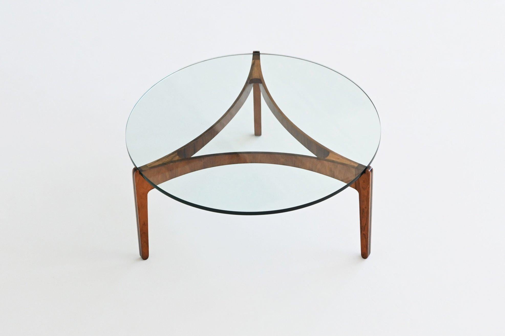 Sven Ellekaer coffee table #104 in rosewood Chirstian Linneberg Denmark 1962 2
