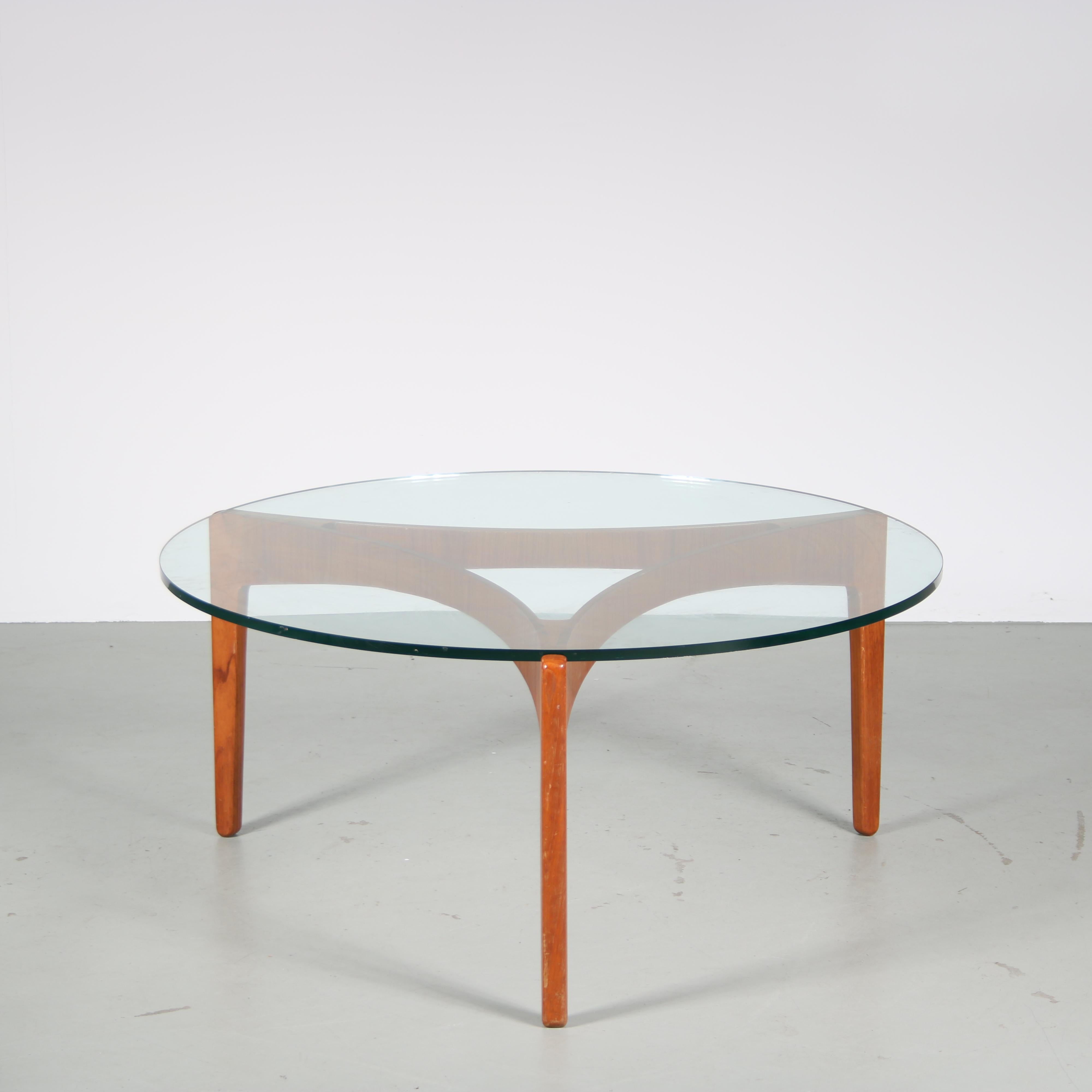 Danish Sven Ellekaer Coffee Table for Christian Linneberg Mobelfabrik, Denmark, 1960