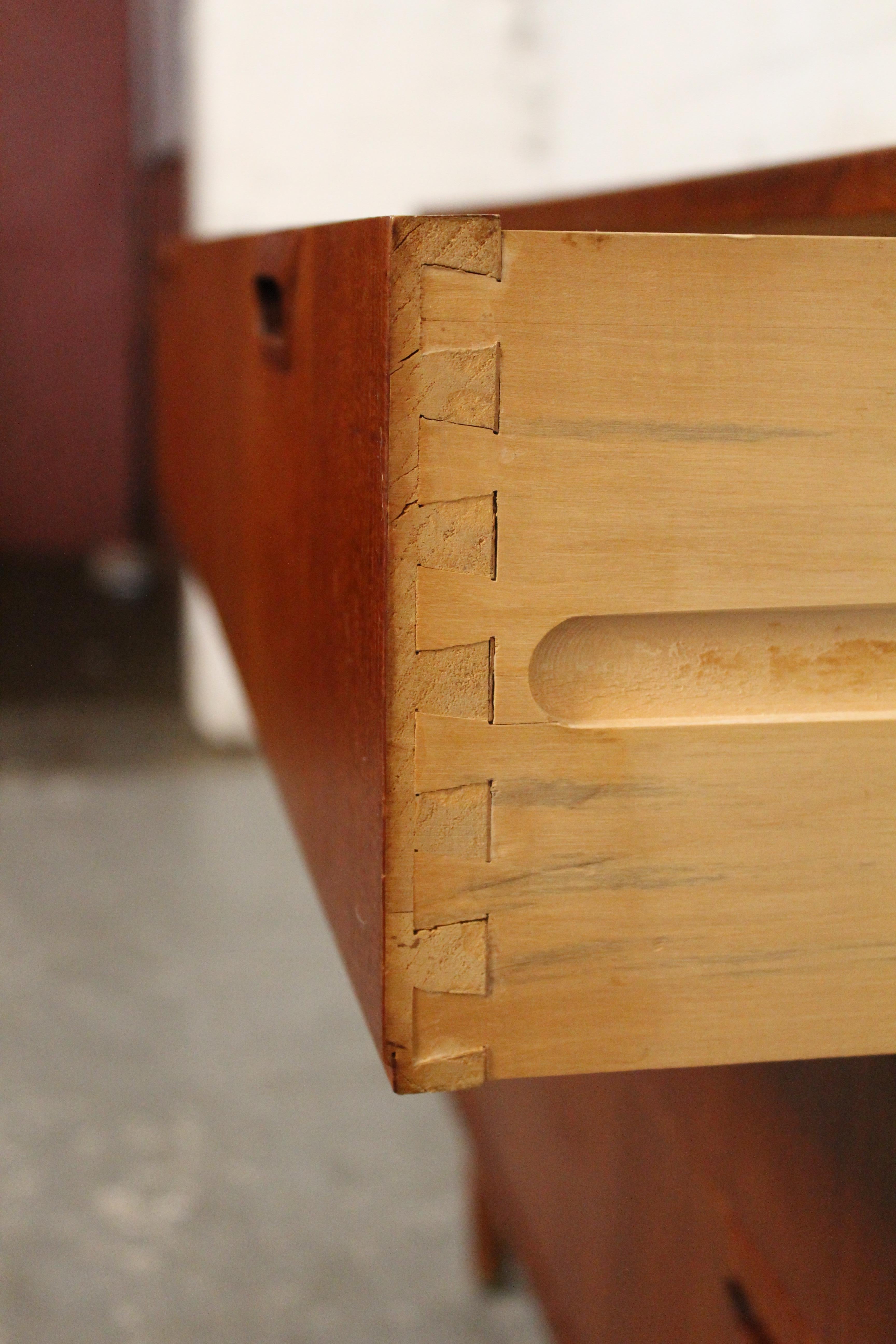 Vintage Danish Teak Mountable Dresser by Sven Ellekaer In Good Condition In Brooklyn, NY
