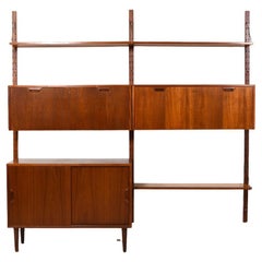 Sven Ellekær for Albert Hansen 1960s Danish Teak Shelf System