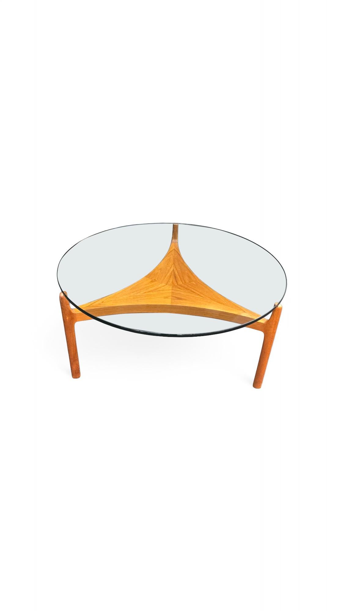 Table basse en teck Sven Ellekaer pour Christian Linnberg en vente 1