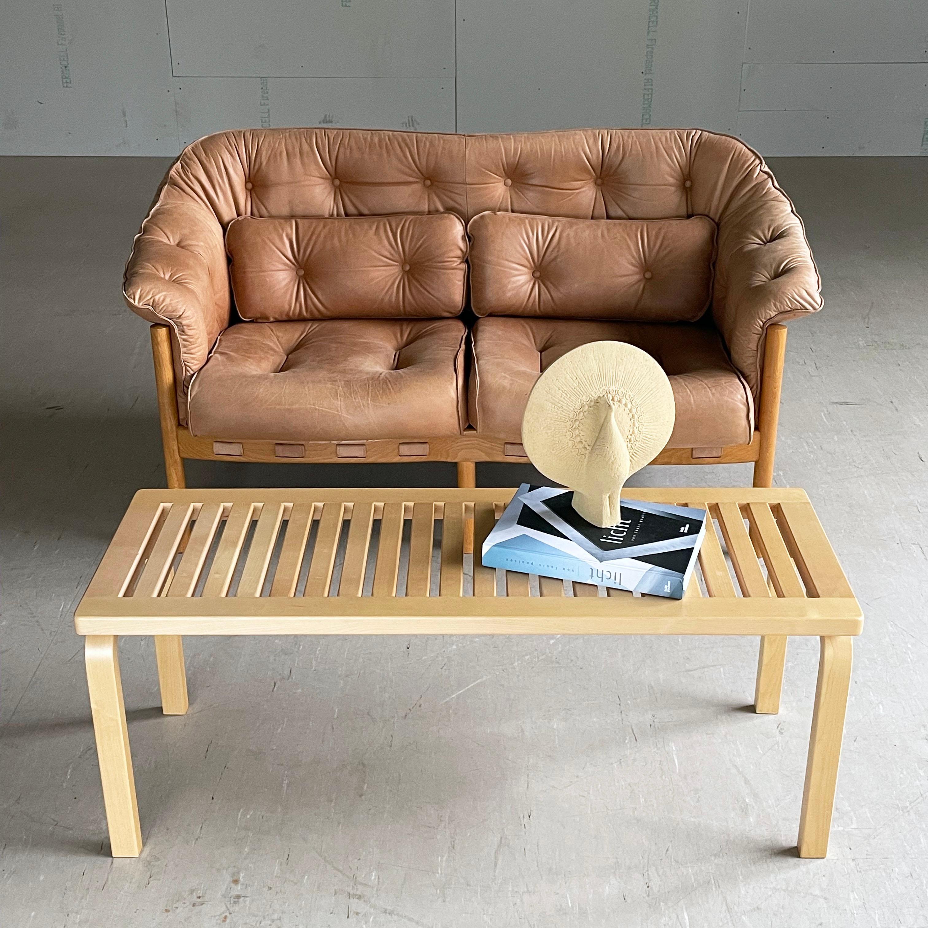 Sven Ellekaer leather sofa produced by Coja For Sale 9