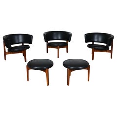 Sven Ellekaer Lounge Chairs And Stools Christian Linneberg 1962
