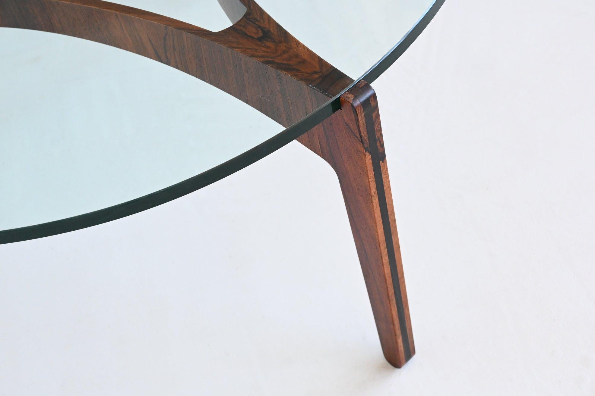 Sven Ellekaer rosewood coffee table “104” Chirstian Linneberg Denmark 1962 8