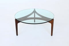 Mesa de centro escultórica Sven Ellekaer Chirstian Linneberg Dinamarca 1962