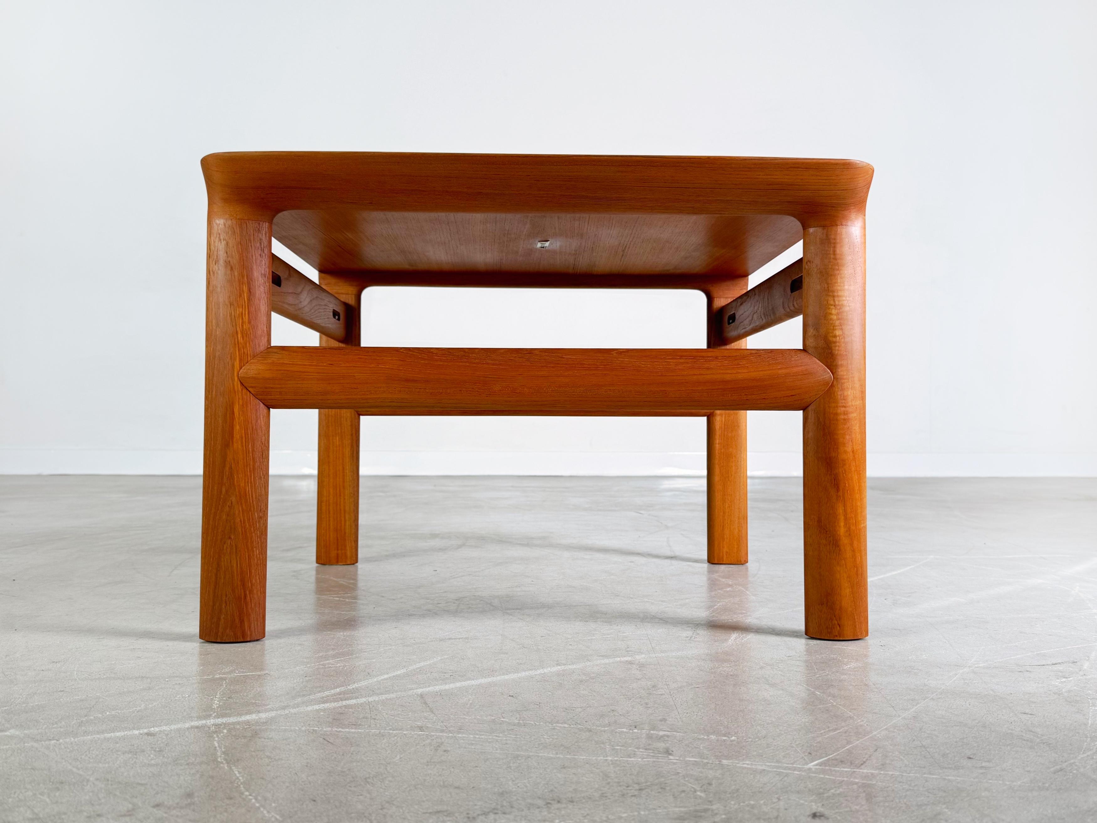 Mid-Century Modern Sven Ellekär Teak Couchtisch Borneo Midcentury Komfort danish For Sale