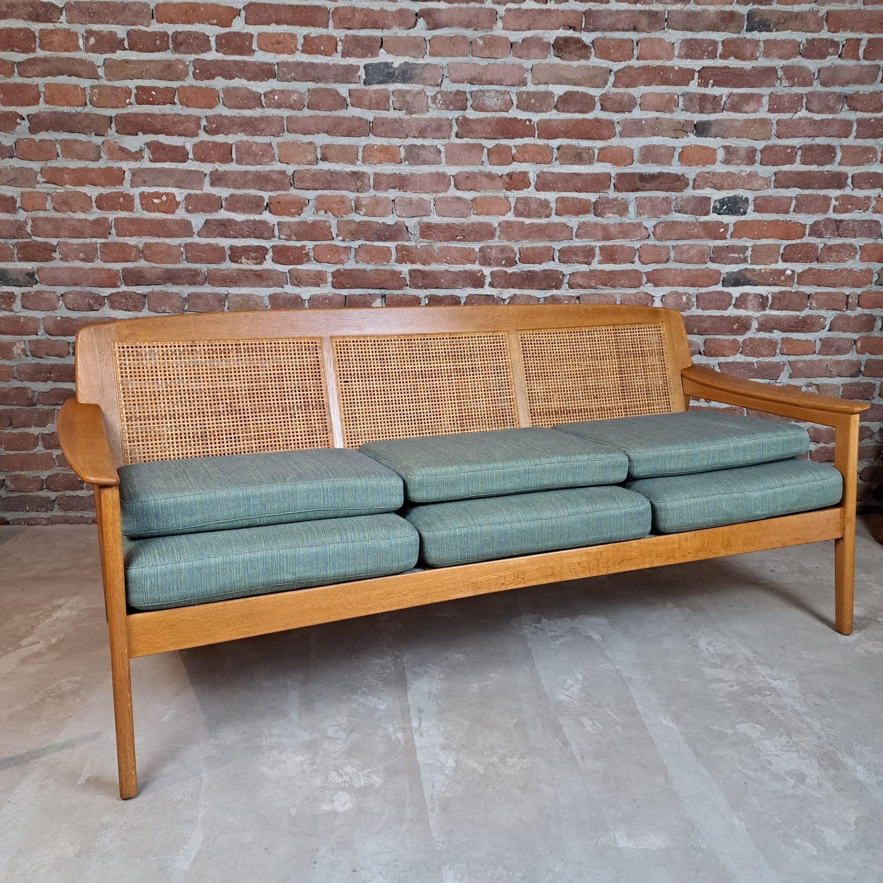 Danish Sven Engström and Gunnar Myrstrand Sofa, Denmark, 1960 For Sale