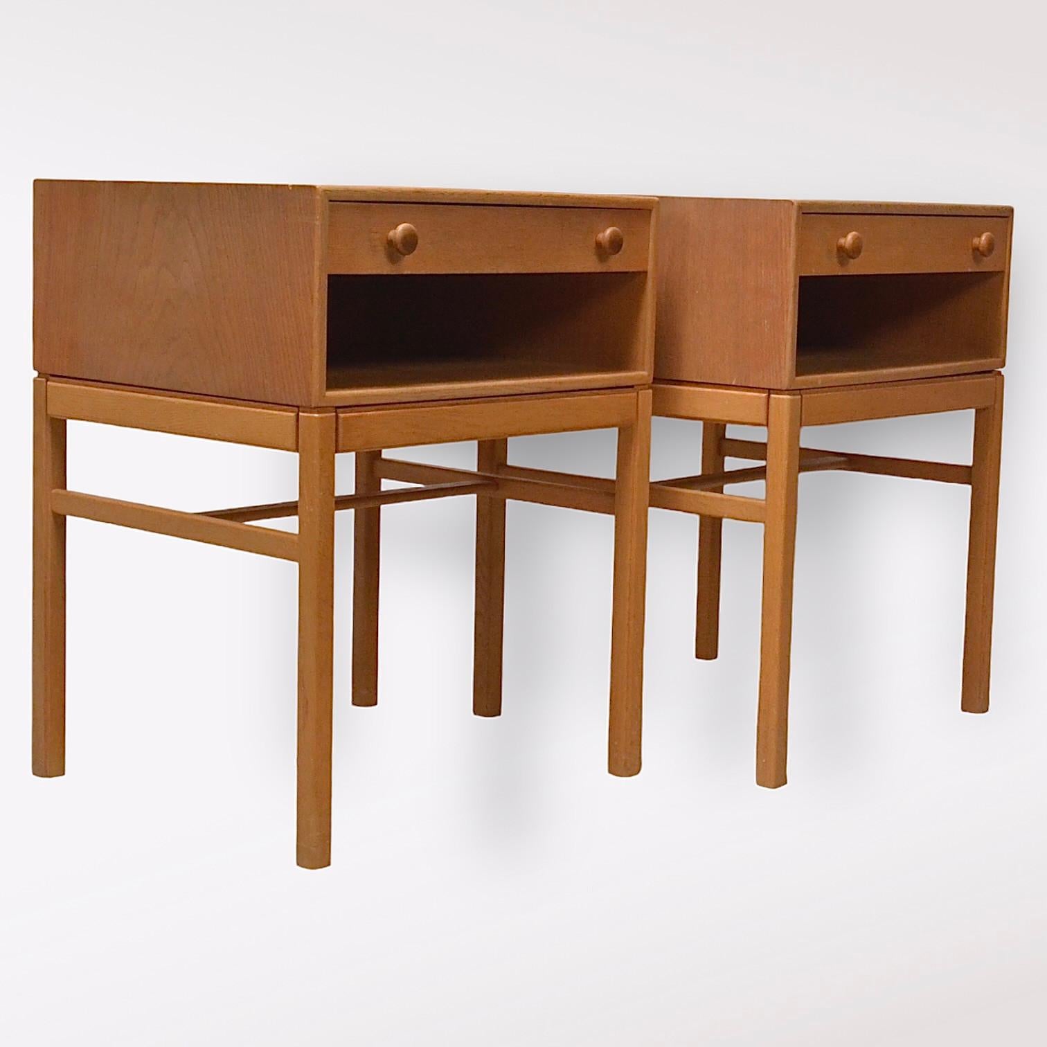 Swedish Sven Engström Gunnar Myrstrand bedside tables, 