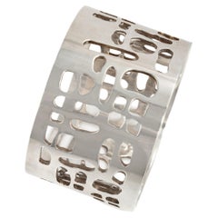 Circa Design Sven Haugaard Modernist Sterling Silver Bangle Bracelet Circa 1960
