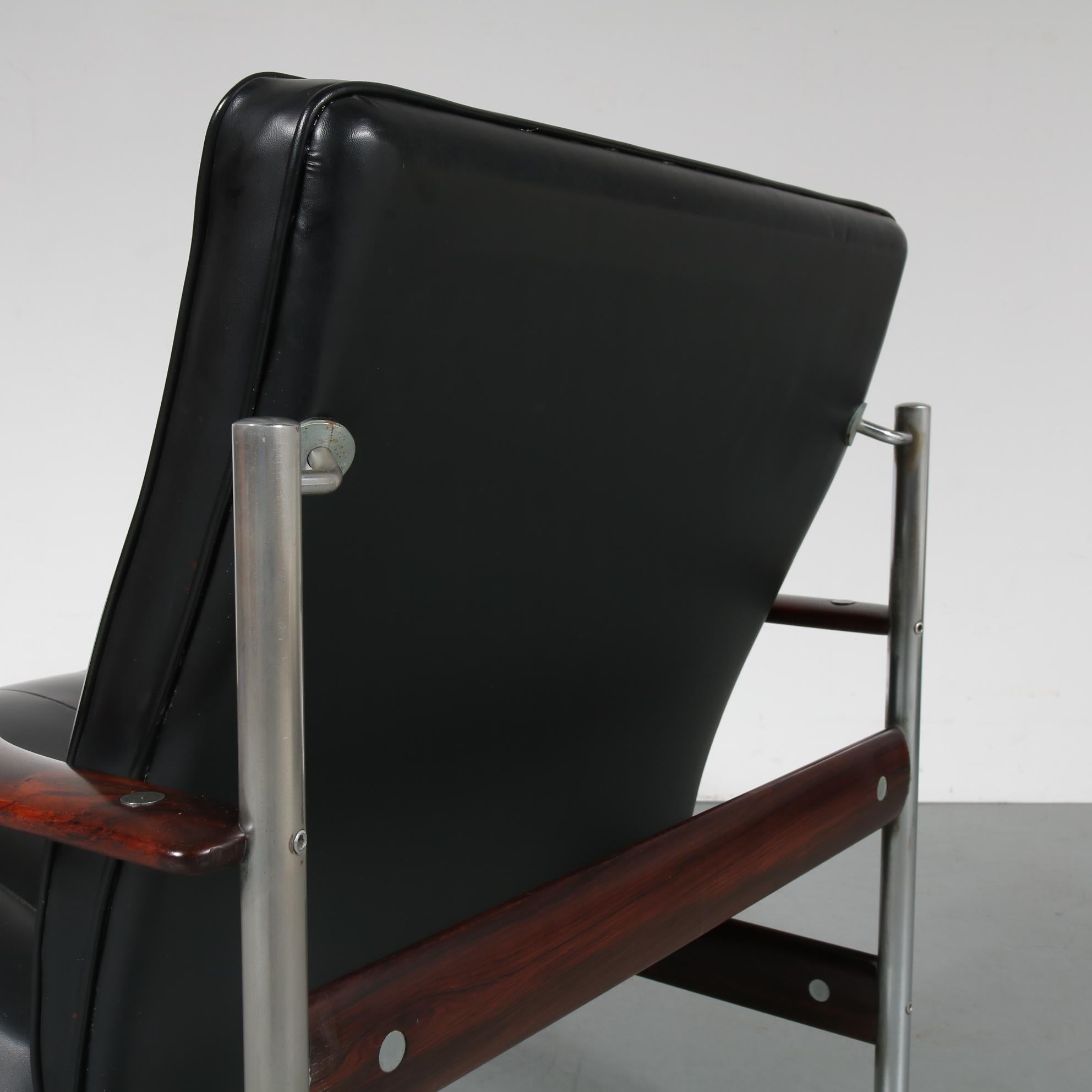 20th Century Sven Ivar Dysthe 1001 AF Original Lounge Chair for Dokka Möbler, Norway, 1959