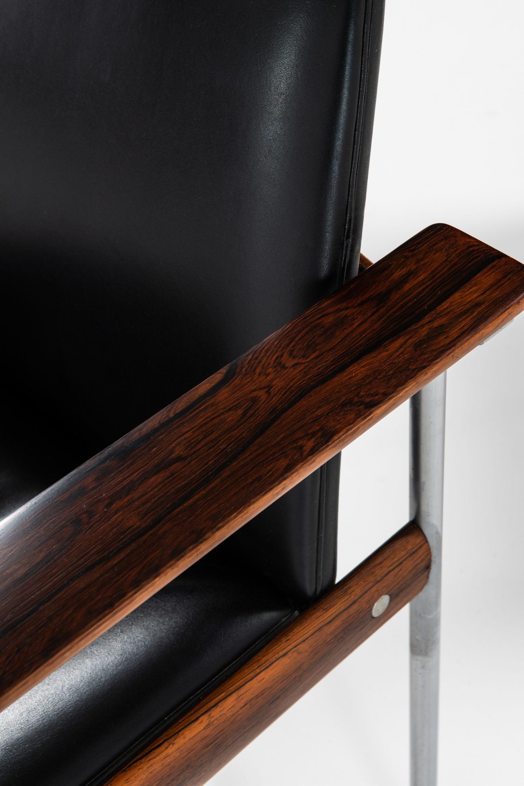 Sven Ivar Dysthe Armchairs Model 1001 Produced by Dokka Møbler in Norway 3