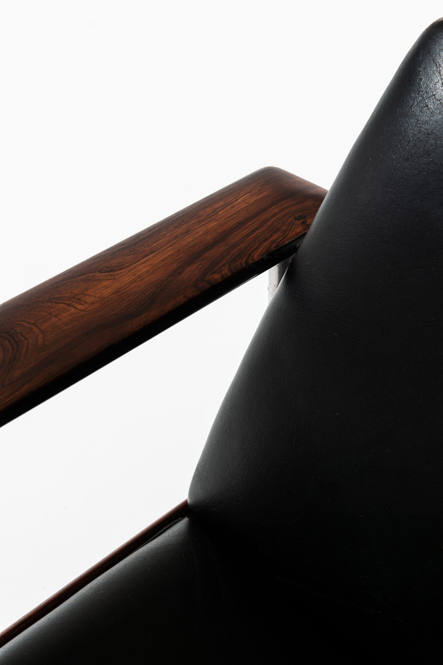 Sven Ivar Dysthe Armchairs Model 1001 Produced by Dokka Møbler in Norway 1