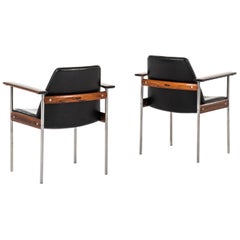 Sven Ivar Dysthe Armchairs Model 1001 Produced by Dokka Møbler in Norway