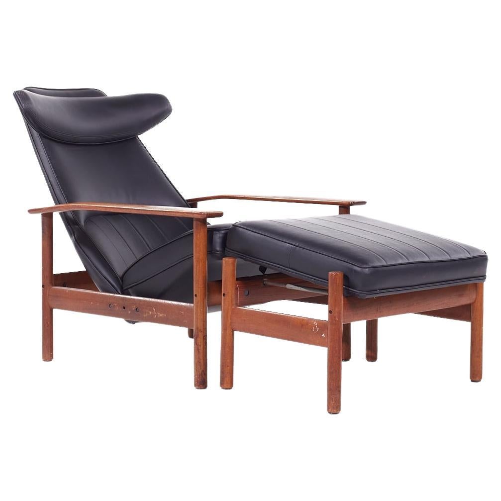 Arnold Madsen Madsen and Schubell MCM MS-30 Danish Teak Easy Lounge ...