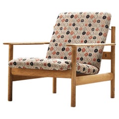 Vintage Sven Ivar Dysthe for Dokka Møbler Lounge Chair in Eames Upholstery 