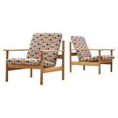 Sven Ivar Dysthe for Dokka Møbler Lounge Chairs in Eames Upholstery 