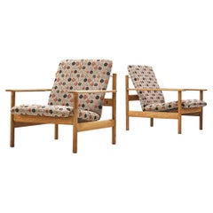 Sven Ivar Dysthe for Dokka Møbler Lounge Chairs in Eames Upholstery