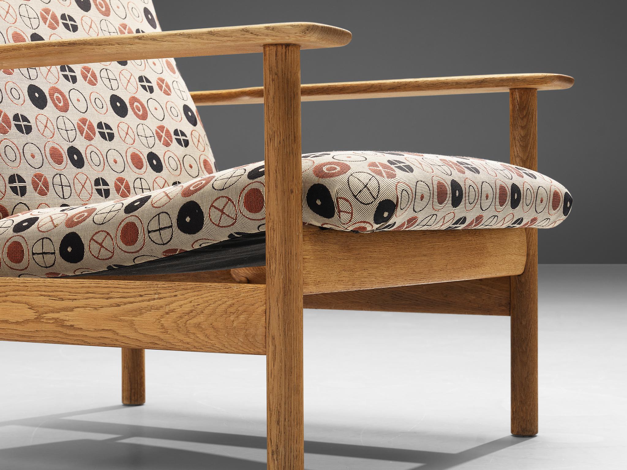 Scandinavian Modern Sven Ivar Dysthe for Dokka Møbler Pair of Lounge Chairs in Eames Upholstery For Sale