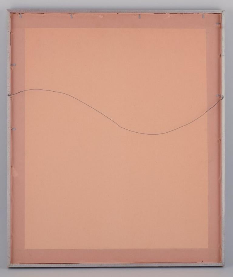 Sven Jonson (1902-1981), Swedish artist. Color lithograph on paper. Spacecraft. For Sale 3