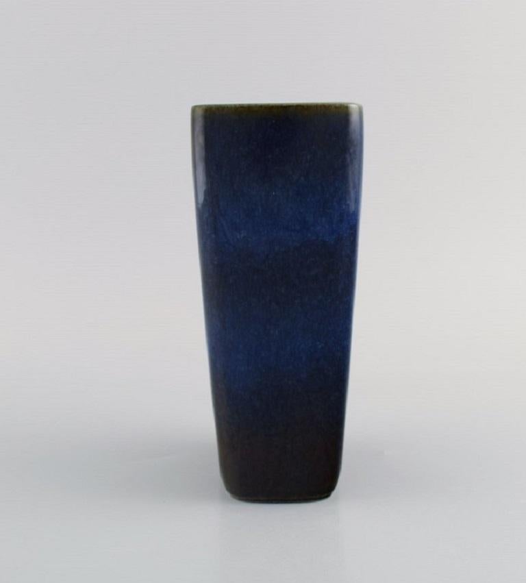 Swedish Sven Jonson '1919-1989' Gustavsberg, Two Lagun Vases in Glazed Stoneware For Sale