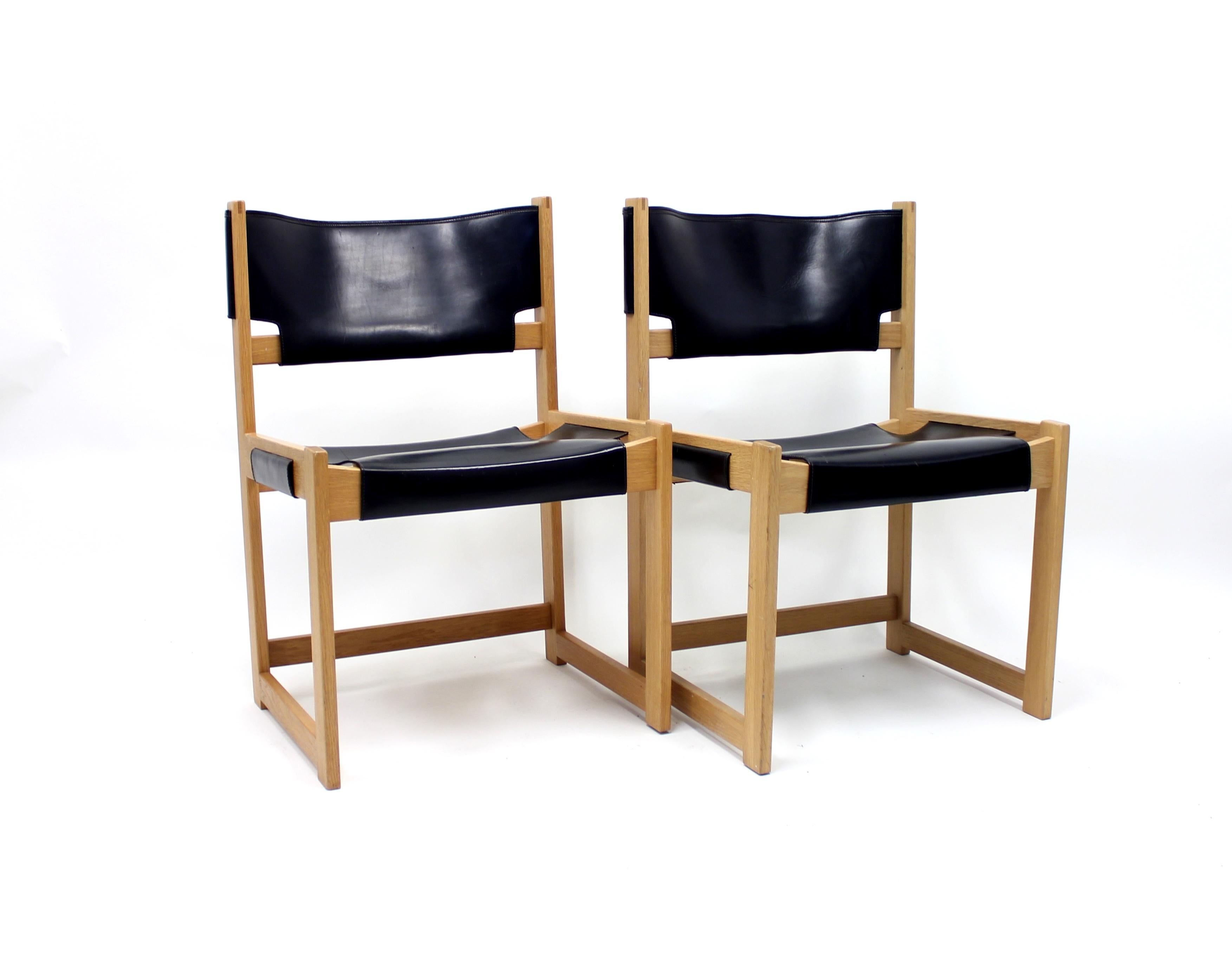Scandinavian Modern Sven Kai Larsen Chairs for Nordiska Kompaniet, Set of 2