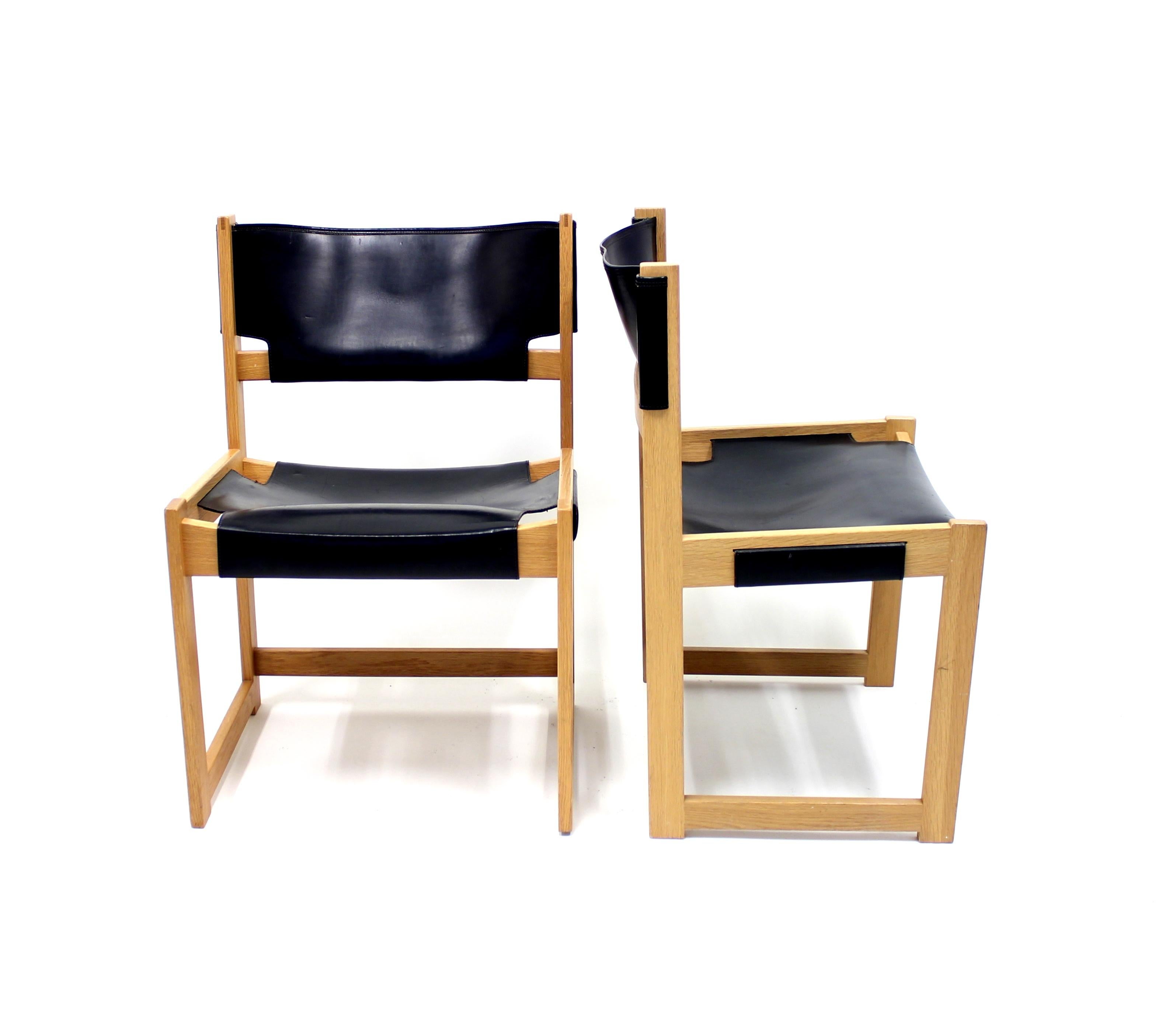 Swedish Sven Kai Larsen Chairs for Nordiska Kompaniet, Set of 2
