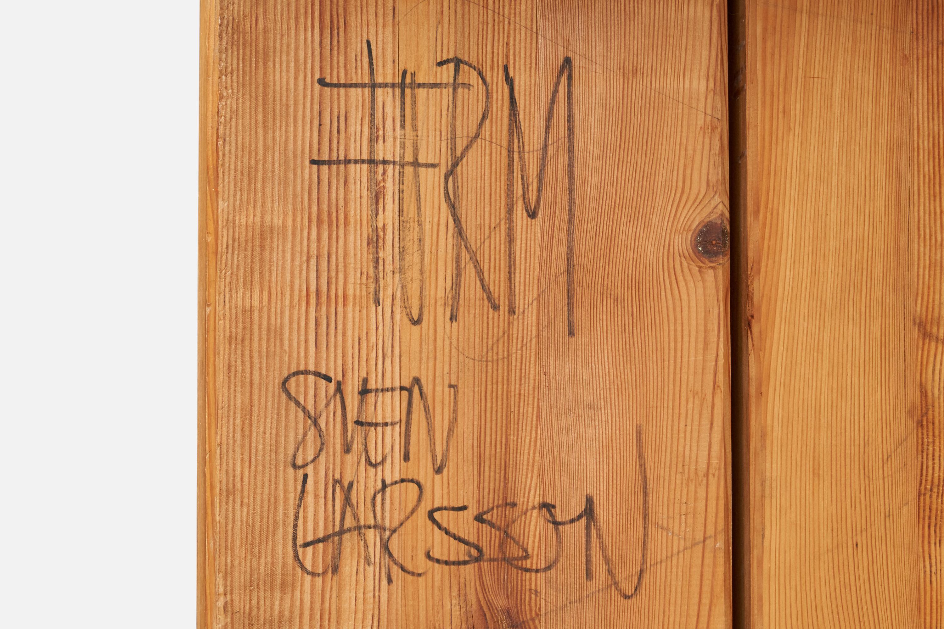 Sven Larsson, banc, pin, Suède, années 1970 en vente 3
