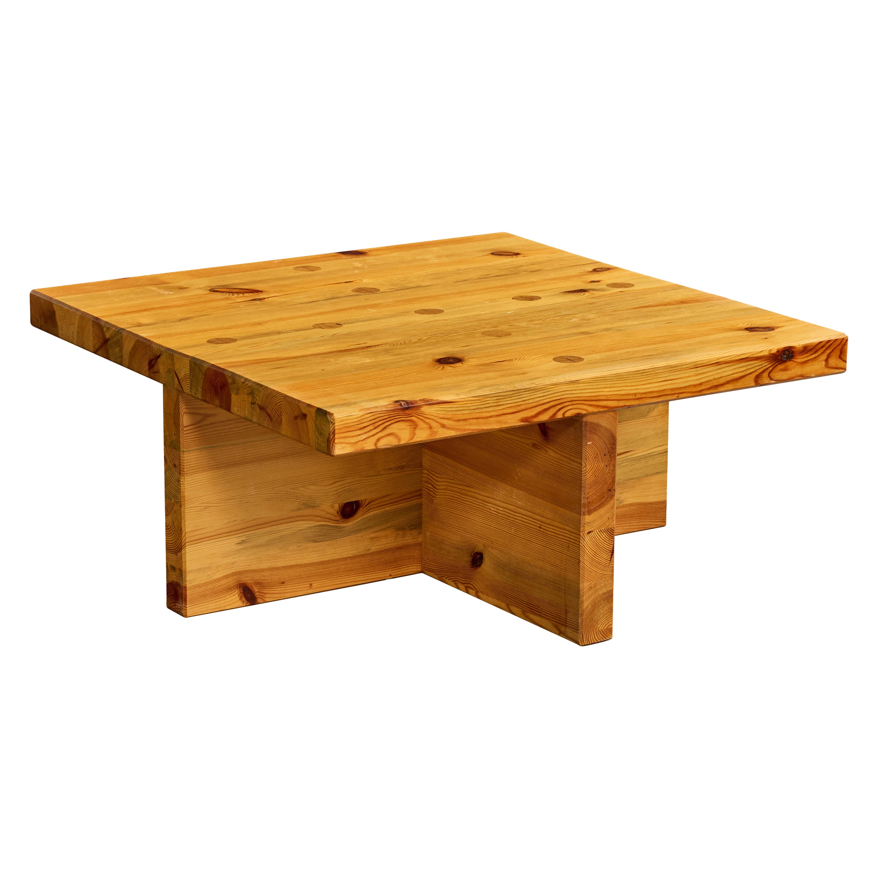 Sven Larsson, Coffee Table, Pine, Sweden, 1970s