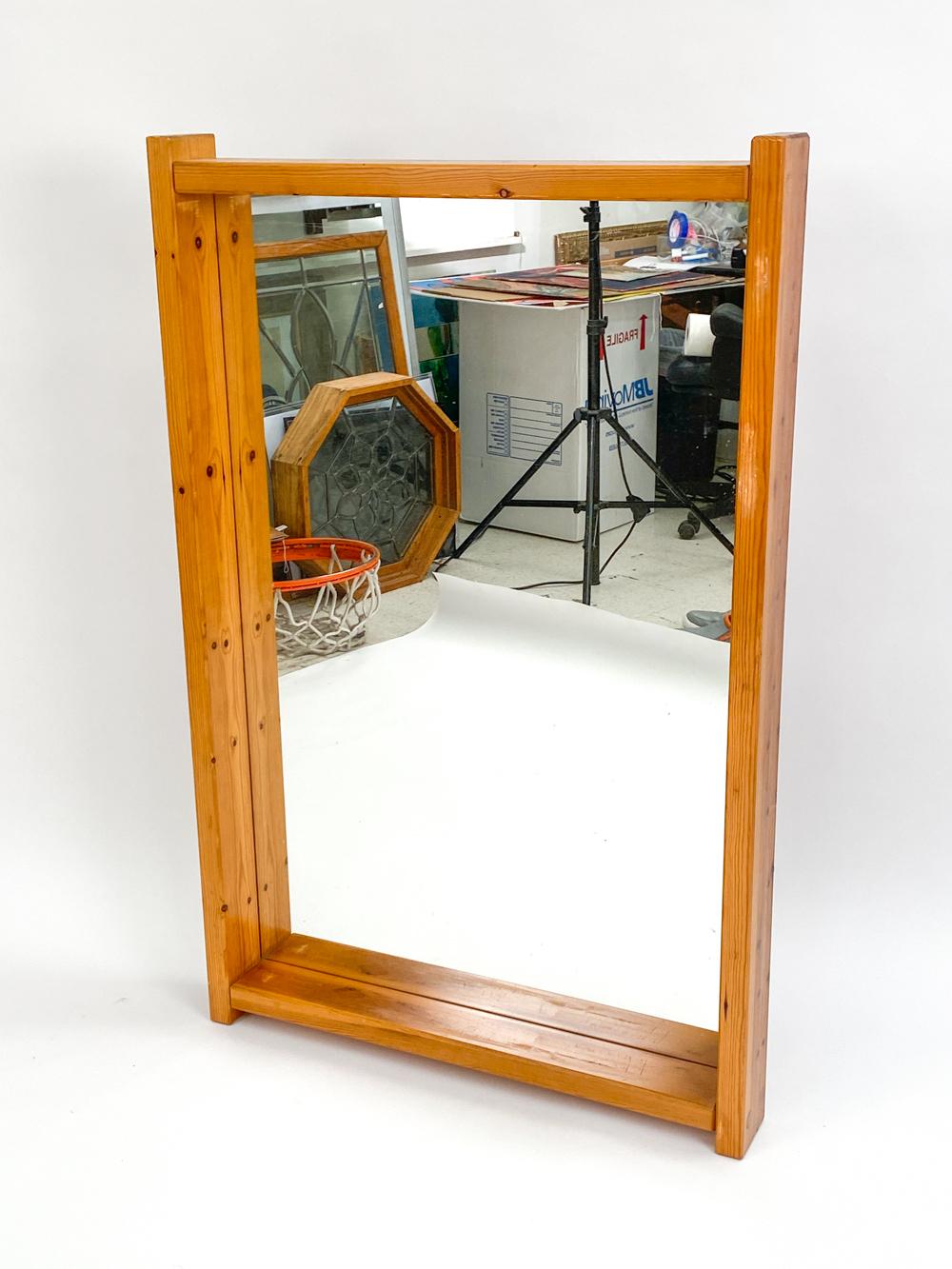 Sven Larsson Danish Mid-Century Pine Hall Mirror & Chest/Bench For Sale 11