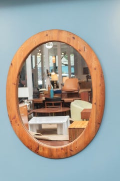 Espejo de pared ovalado grande y banco Sven Larsson