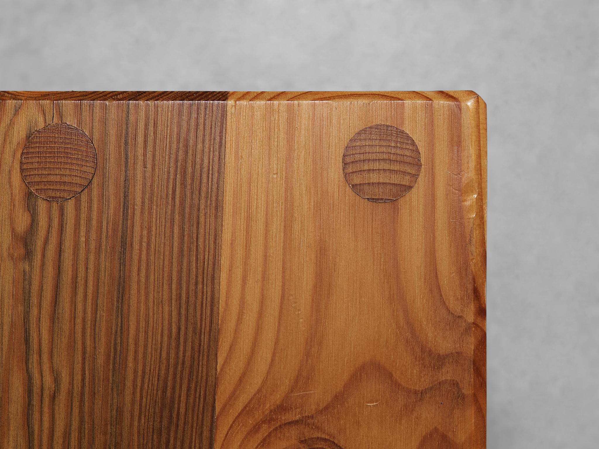 Sven Larsson Side Table in Solid Pine For Sale 1