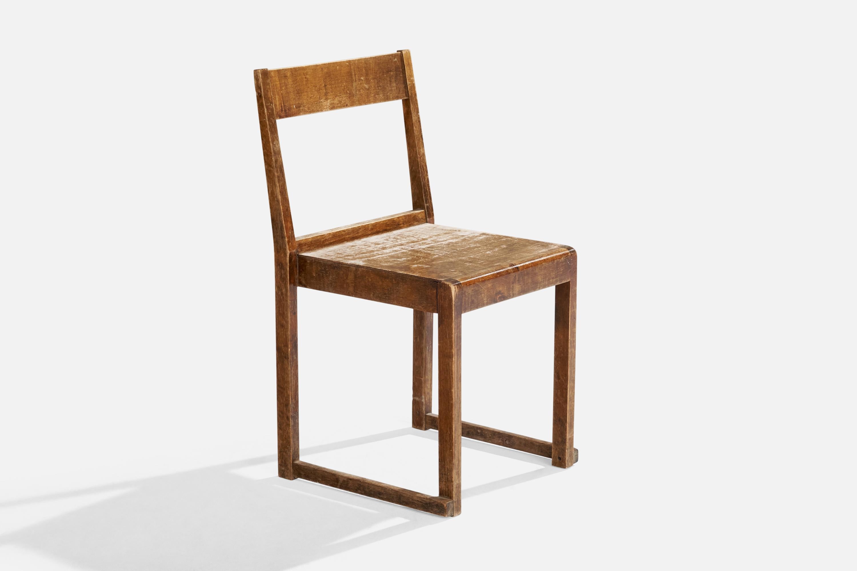 Sven Markelius, Esszimmerstühle, Birke, Schweden, 1940er Jahre im Angebot 4