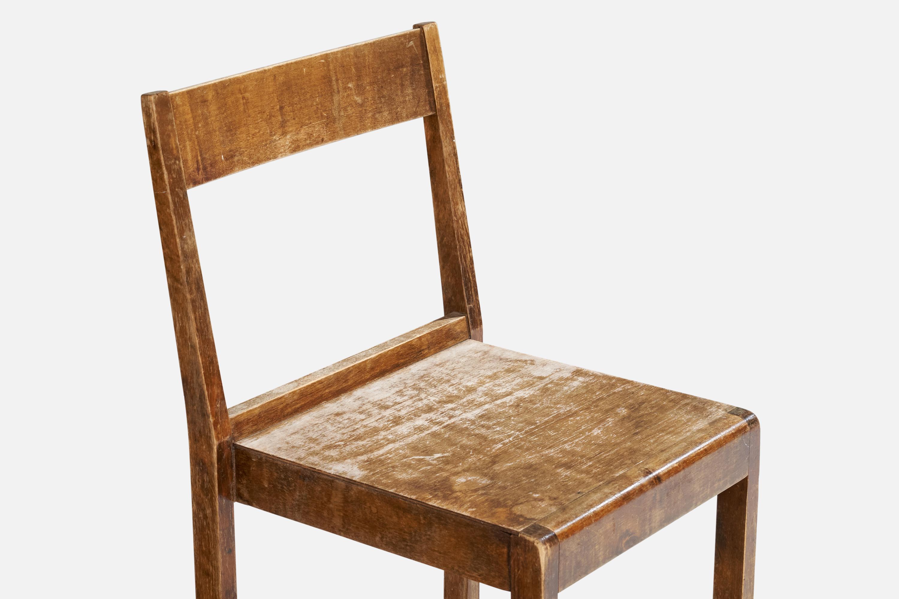 Sven Markelius, Esszimmerstühle, Birke, Schweden, 1940er Jahre im Angebot 5