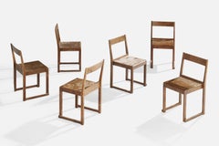 Sven Markelius, chaises de salle à manger, bouleau, Suède, années 1940