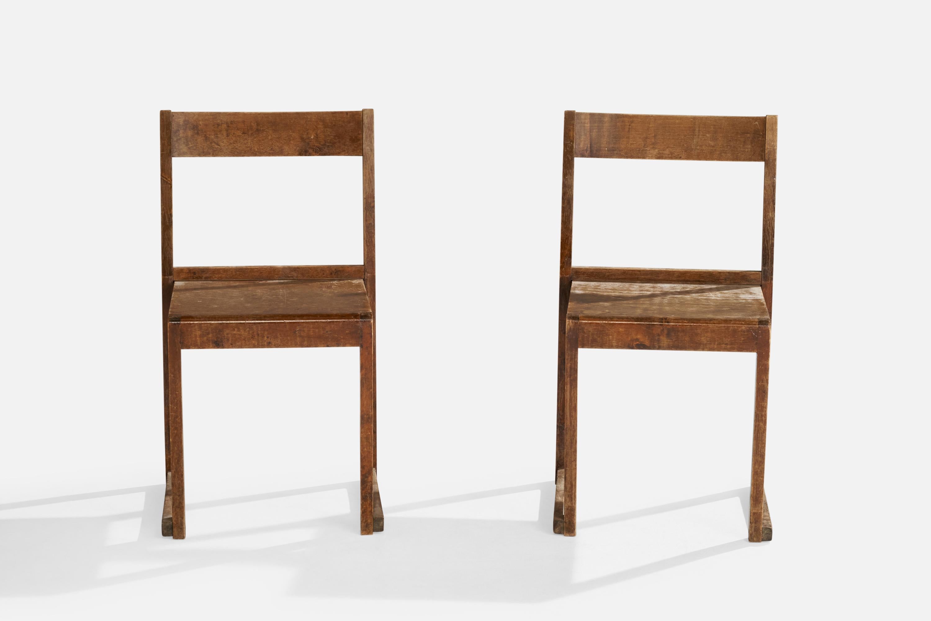 Sven Markelius, Esszimmerstühle, Birke, Schweden, 1940er Jahre im Angebot 2