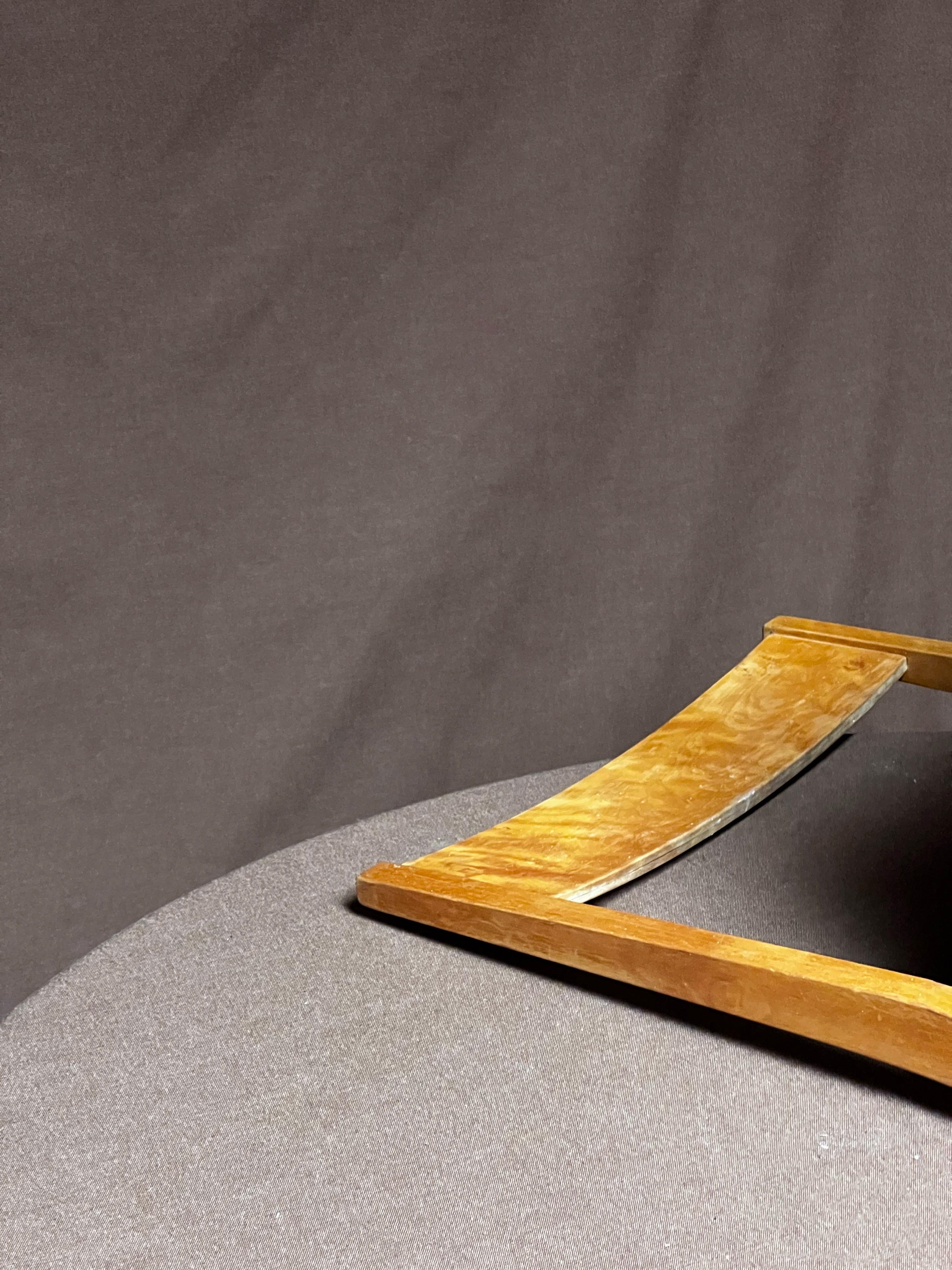 Hand-Crafted Sven Markelius modernist stacking chair mint condition 1931 flat seat rare For Sale